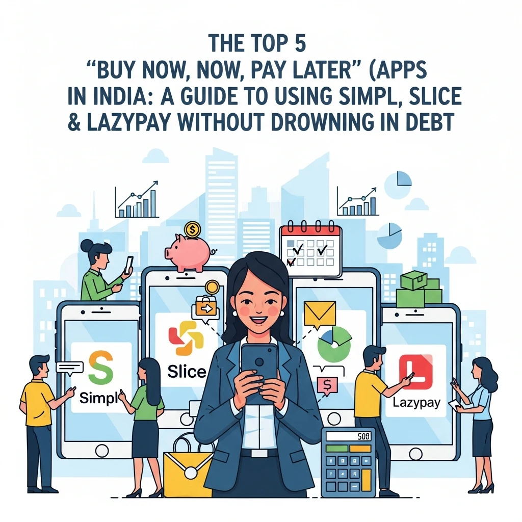 The Top 5 Buy Now, Pay Later (BNPL) Apps in India: A Guide to Using Simpl, Slice & Lazypay Without Drowning in Debt