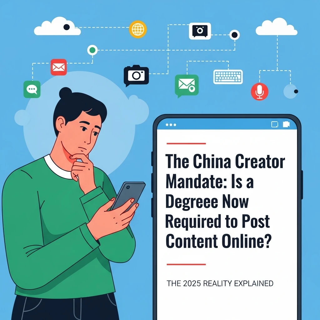 The China Creator Mandate: Is a Degree Now Required to Post Content Online? The 2025 Reality Explained.
