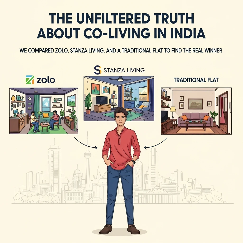 The Unfiltered Truth About Co-Living in India: We Compared Zolo, Stanza Living, and a Traditional Flat to Find the Real Winner