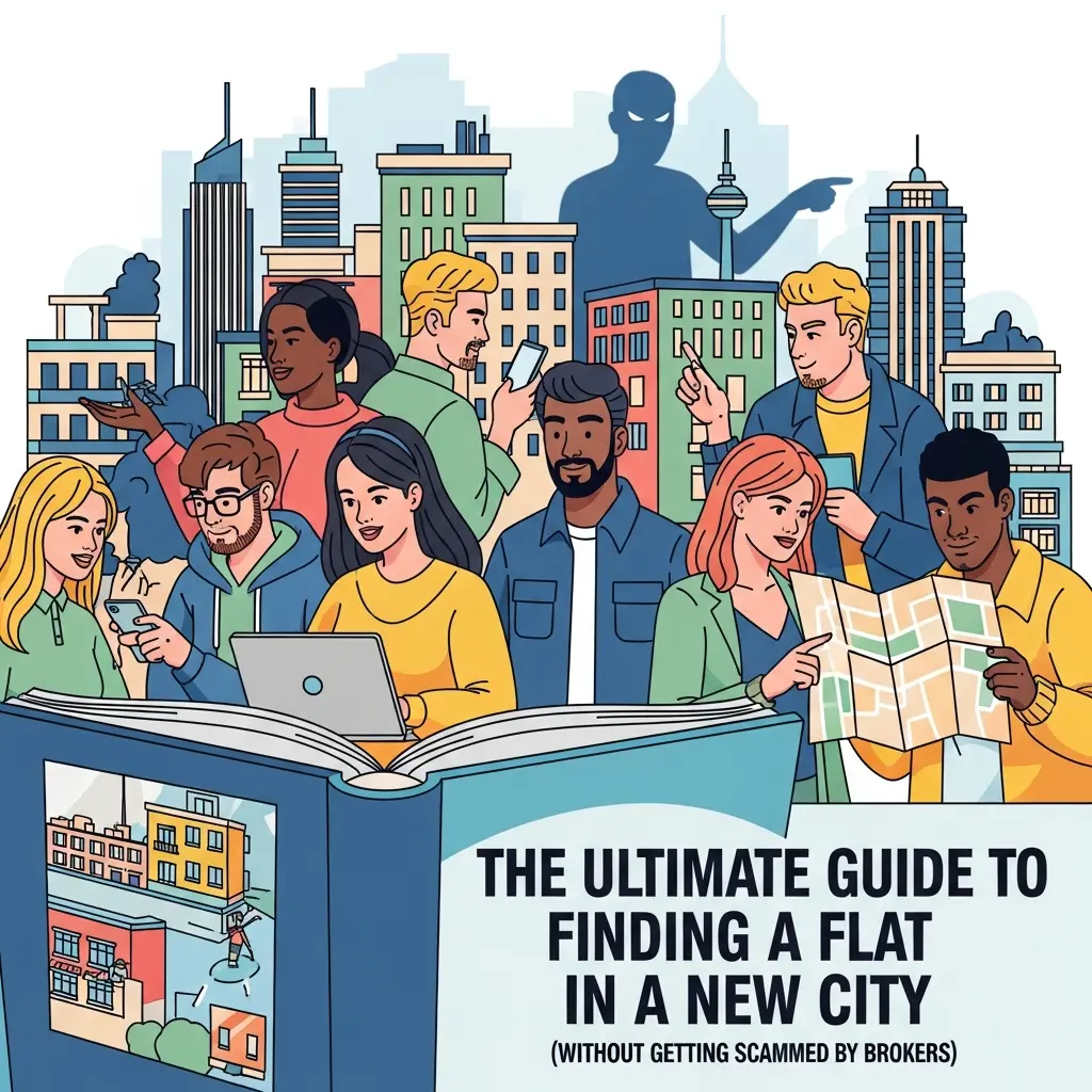 The Ultimate Guide to Finding a Flat in a New City (Without Getting Scammed by Brokers)