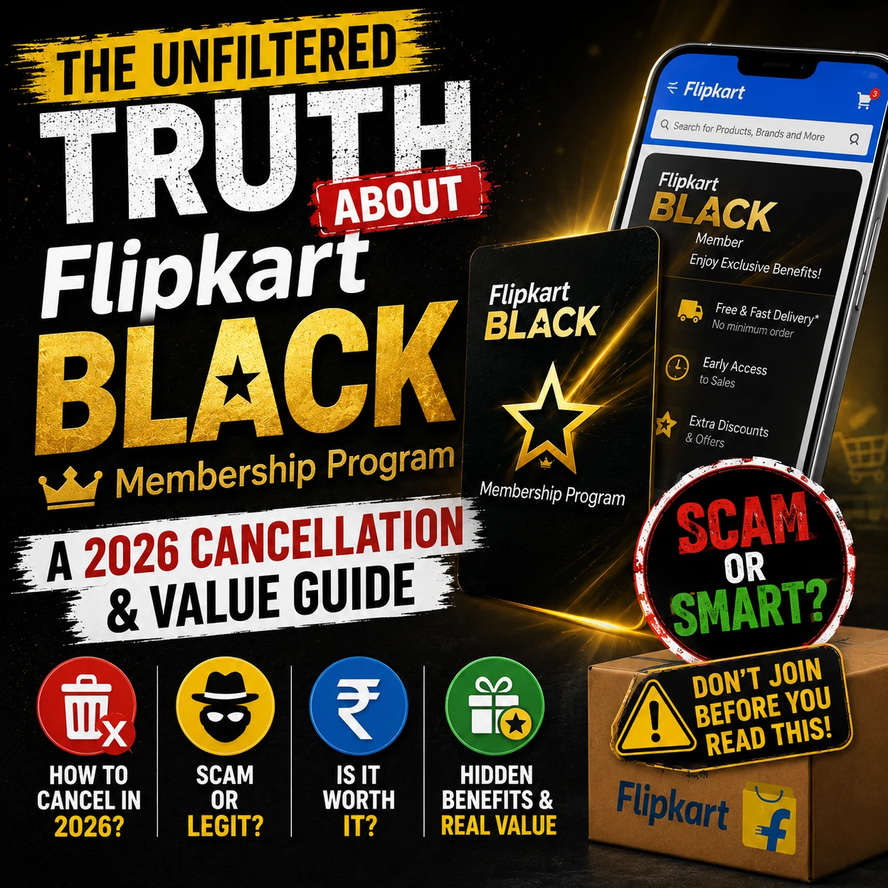 The Unfiltered Truth About Flipkart BLACK: A 2026 Cancellation & Value Guide