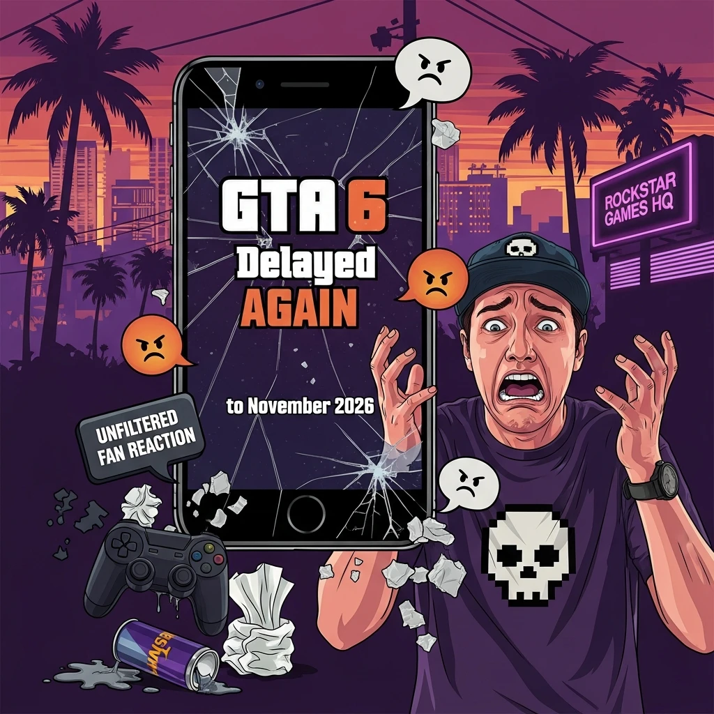 GTA 6 Delayed AGAIN to November 2026: The Unfiltered Fan Reaction and What's Really Going On