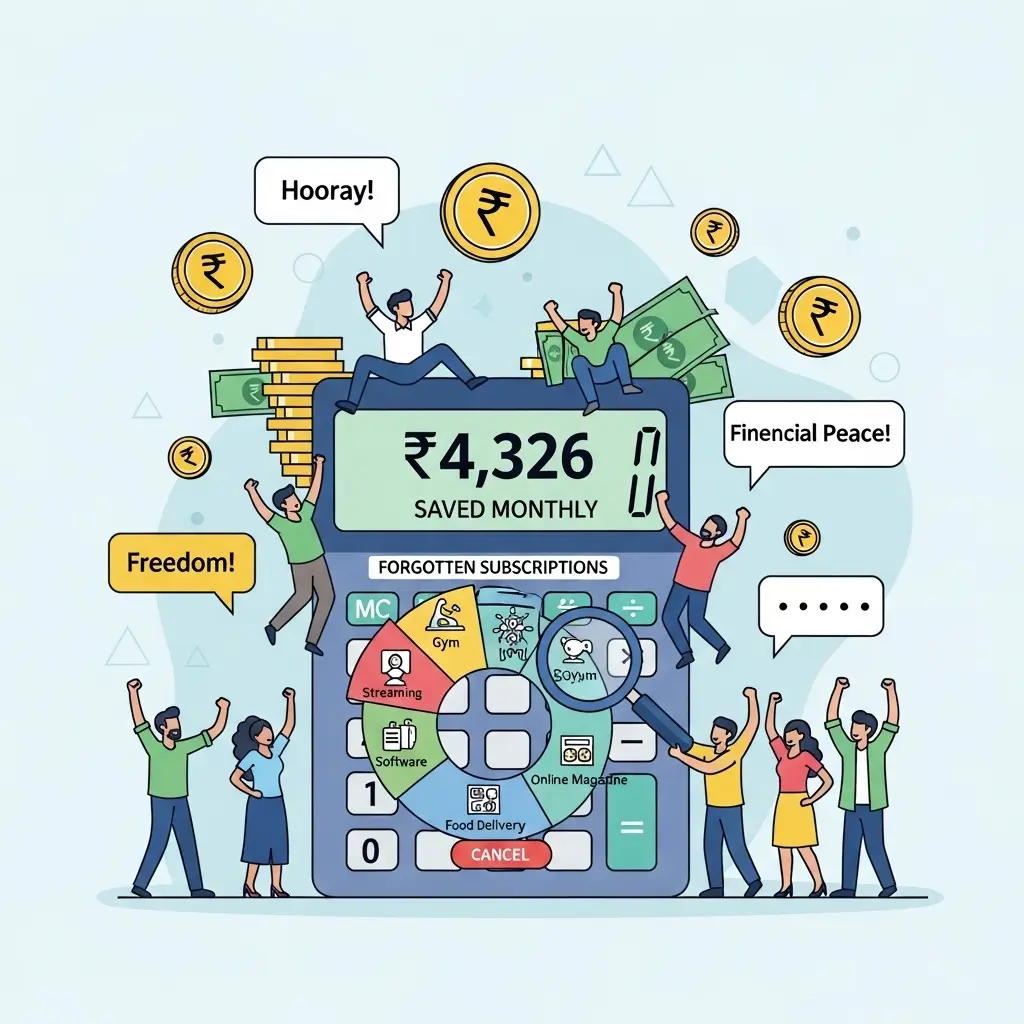 How I Found and Cancelled 5 Forgotten Subscriptions, Saving ₹4,326 Every Month