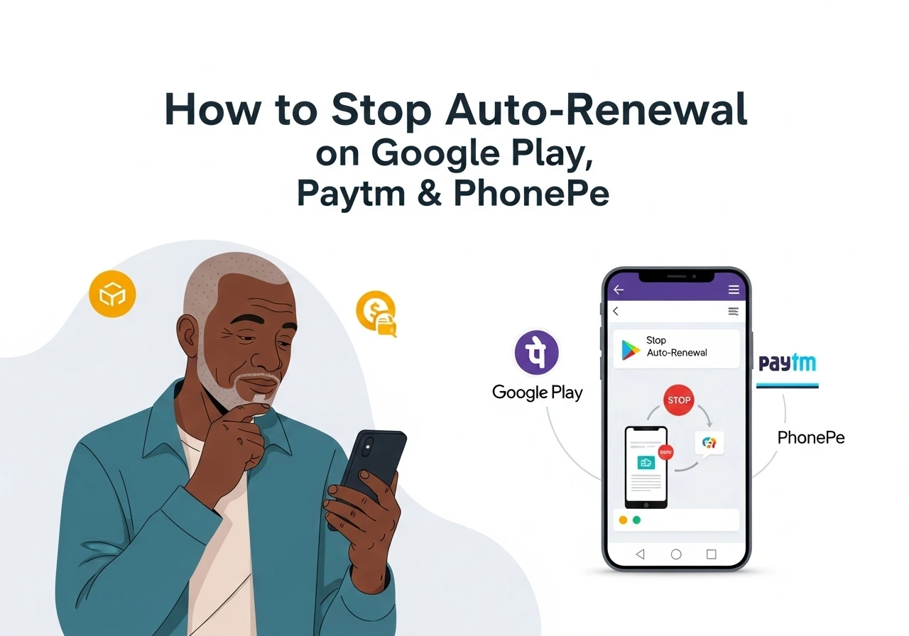 How to Stop Auto-Renewal on Google Play, Paytm & PhonePe