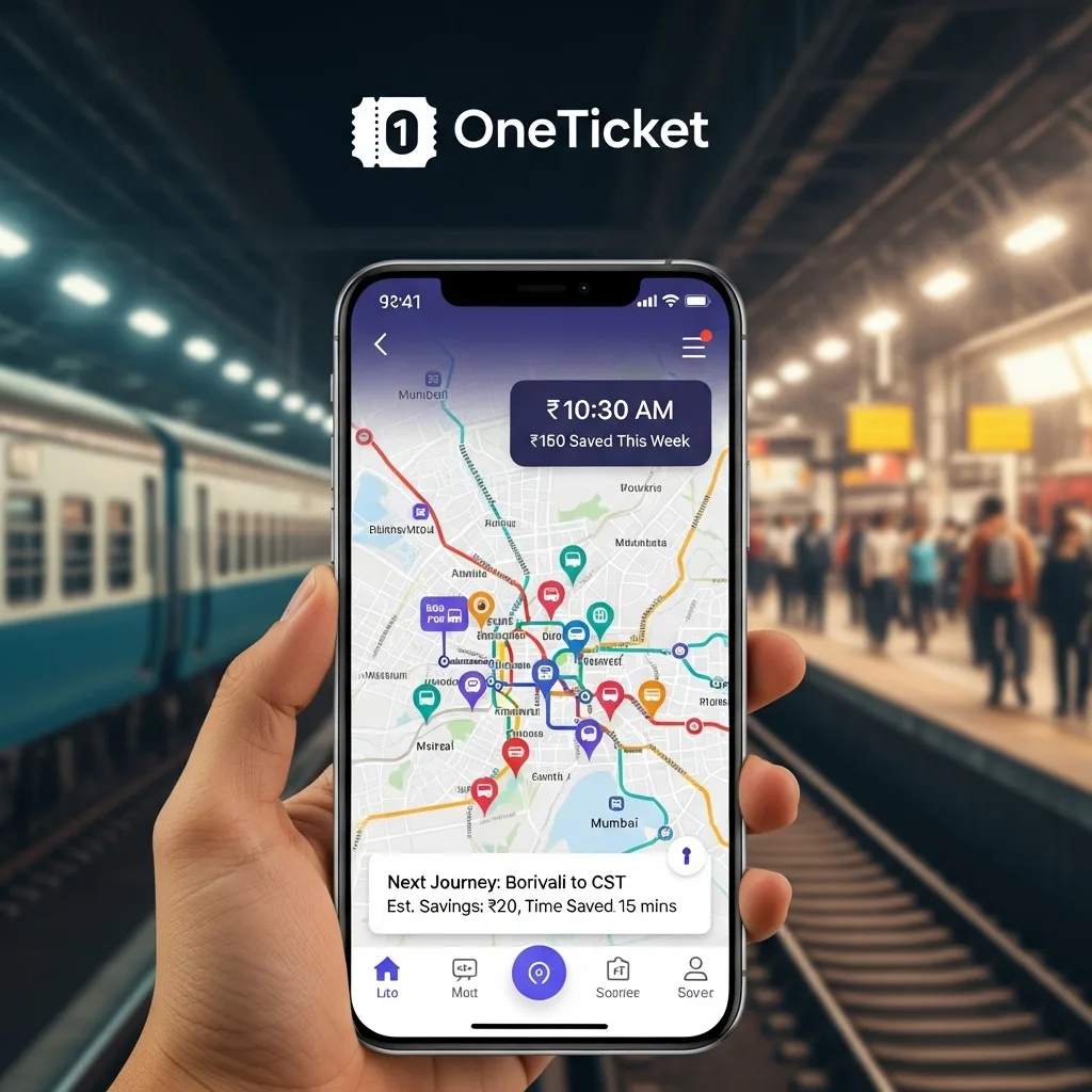 OneTicket App: How Mumbai Commuters Can Save Money and Time (2025)