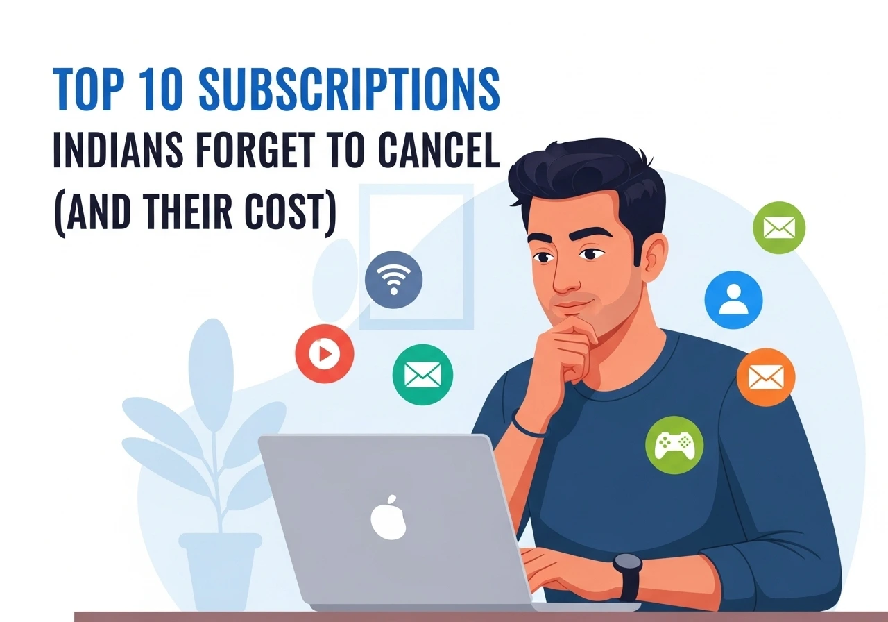 Top 10 Subscriptions Indians Forget to Cancel (And Their Cost)