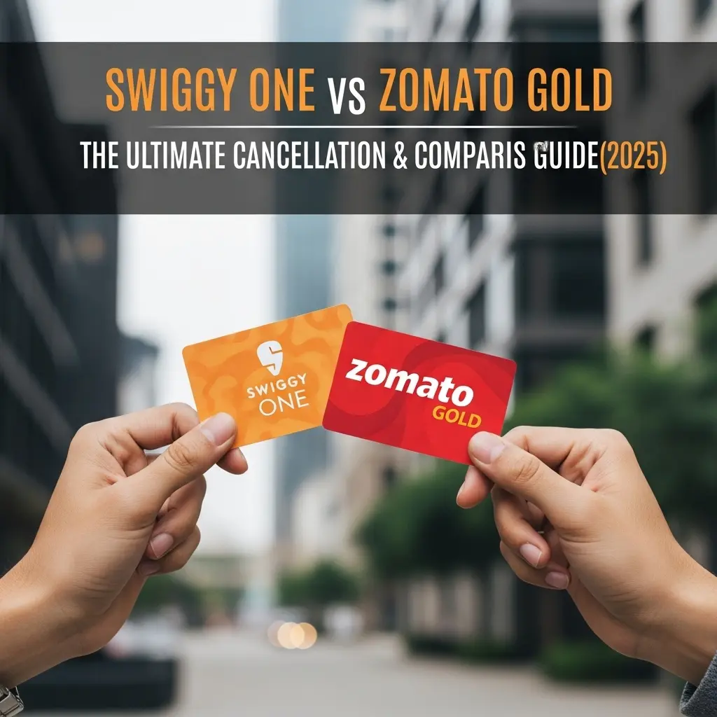 Comparing the Swiggy One and Zomato Gold apps before cancellation